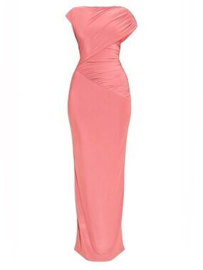 PrettyLittleThing | Dresses | Red Strappy Back Detail Chiffon Maxi Dress |  Poshmark